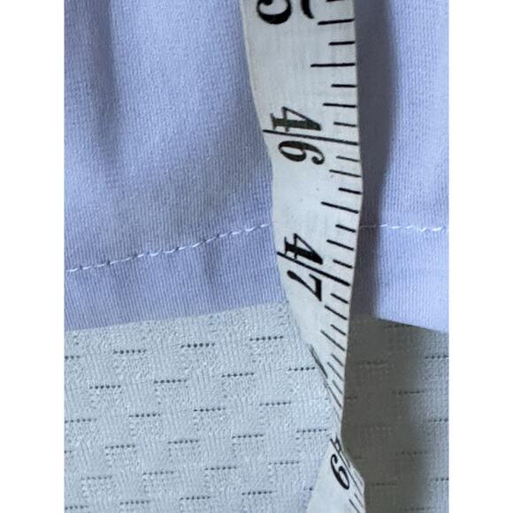 VTG Sears Fundamentals Nylon Blue Nightgown Plus size 1x prairie 47” Length - Picture 3 of 5